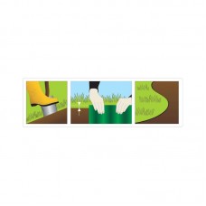 88702 FLO Gard din plasic pentru gradina, lungime ..